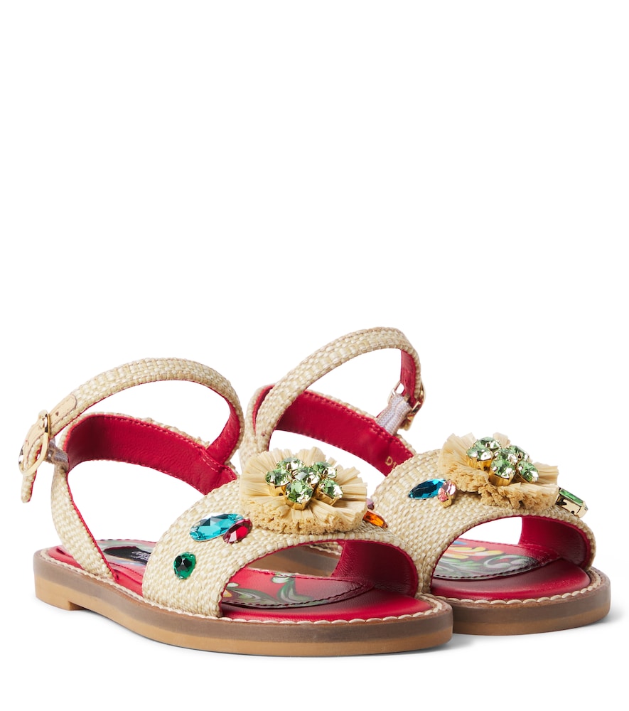 Dolce&Gabbana Kids Beige Sandales À Ornements Eu Taille 36 - Mytheresa