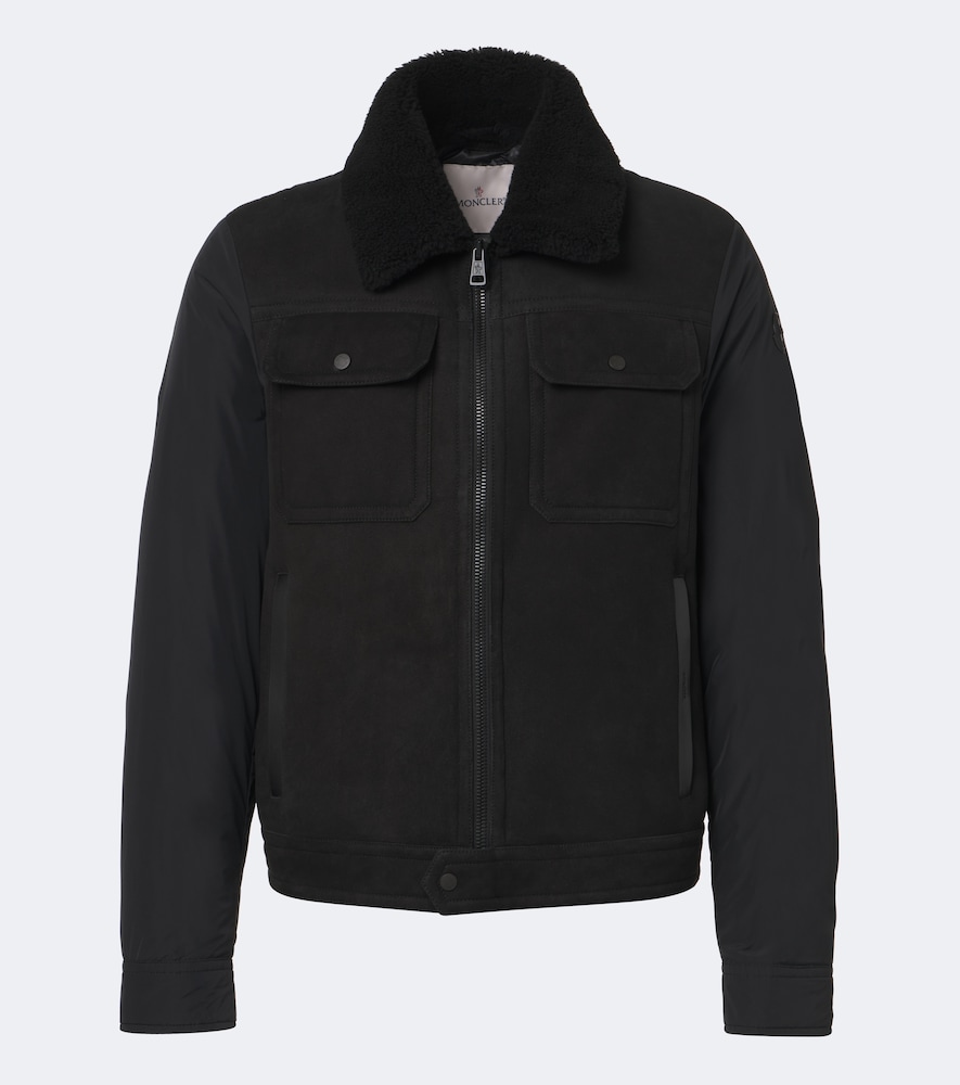 Moncler Veste doudoune en daim et shearling 3750 €