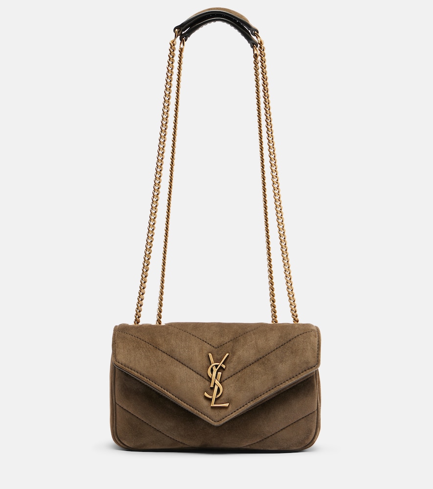 Saint Laurent Loulou Mini suede shoulder bag