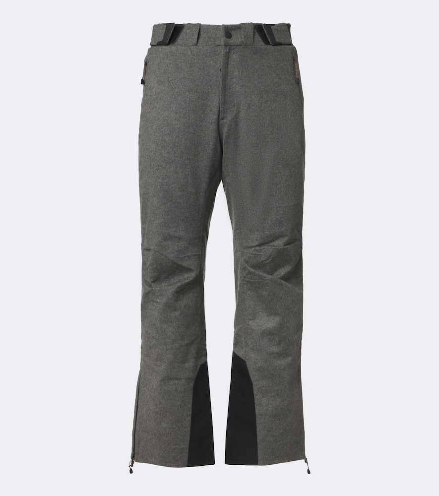 Sease Indren Cashmere Straight Ski Pants In Grey