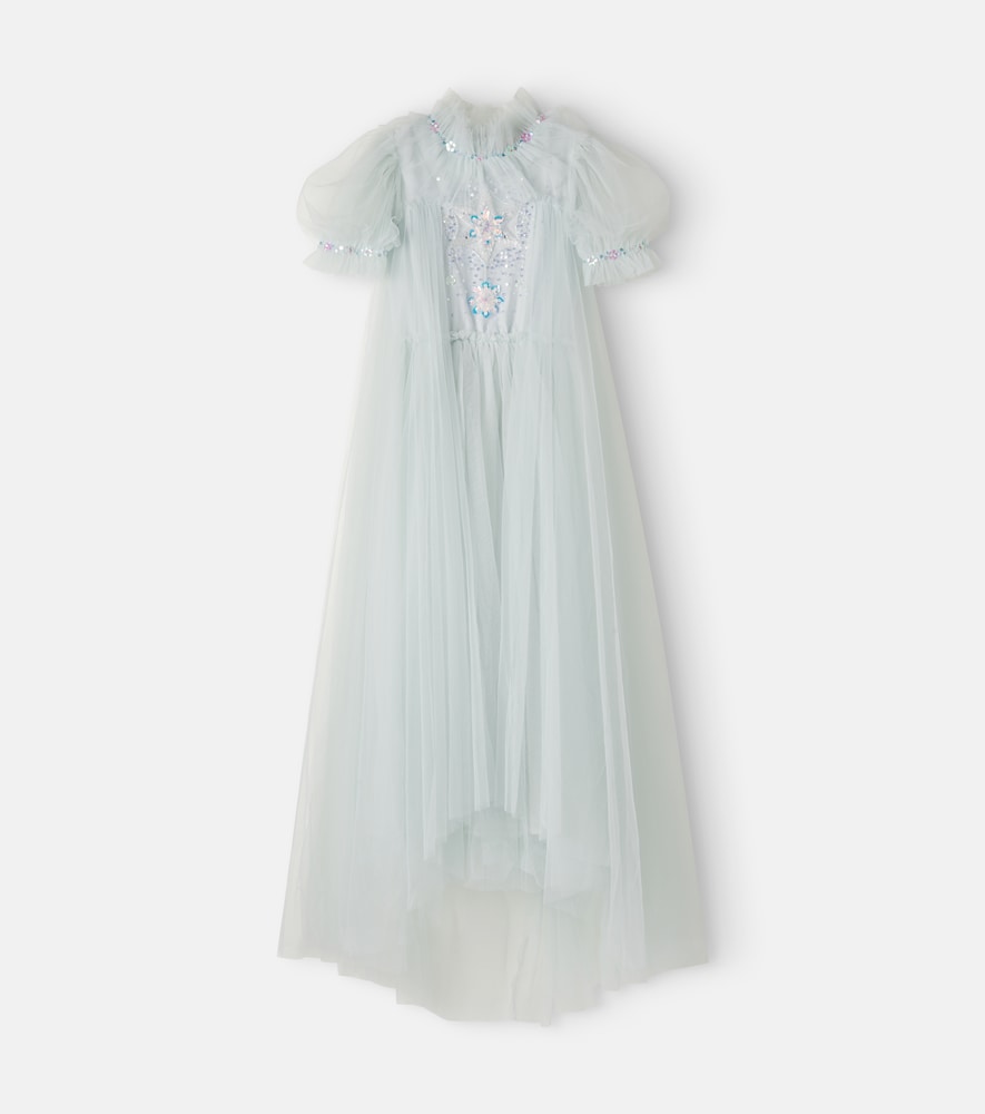 Verziertes Kleid Snow Queen aus Tüll