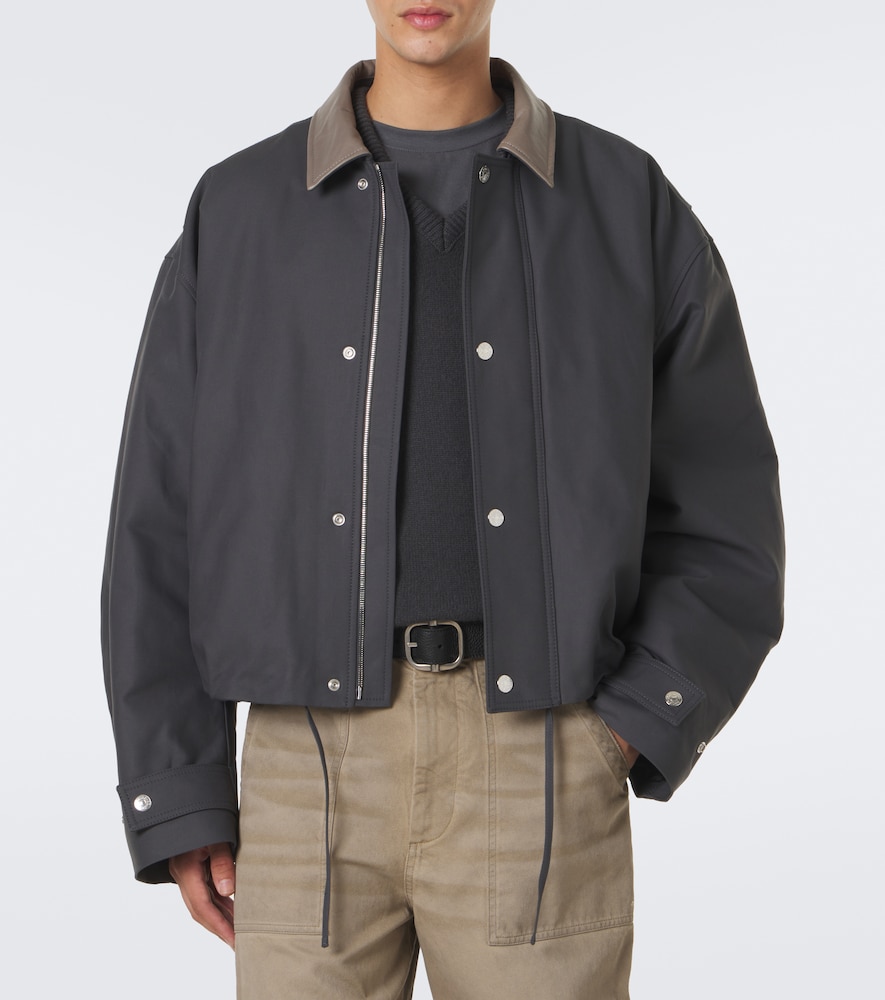 Cropped Cotton Jacket
