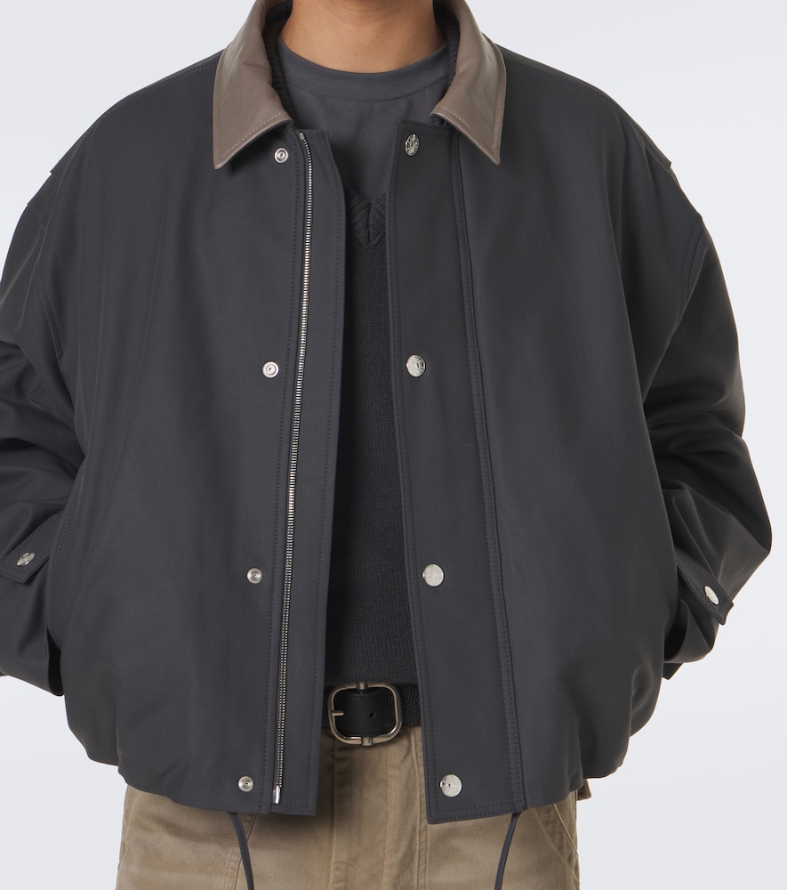 Cropped Cotton Jacket