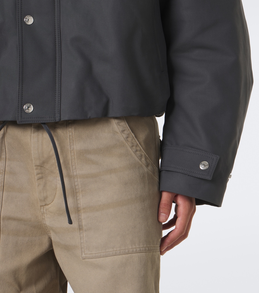 Cropped Cotton Jacket