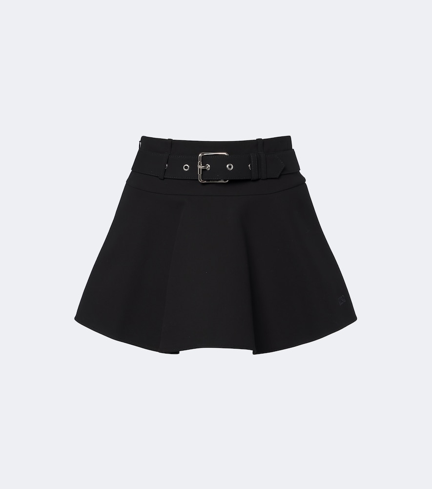 LOEWE Loewe Belted cotton mini skirt
