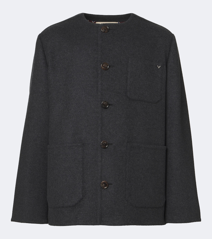 Jacke VGold aus Wolle