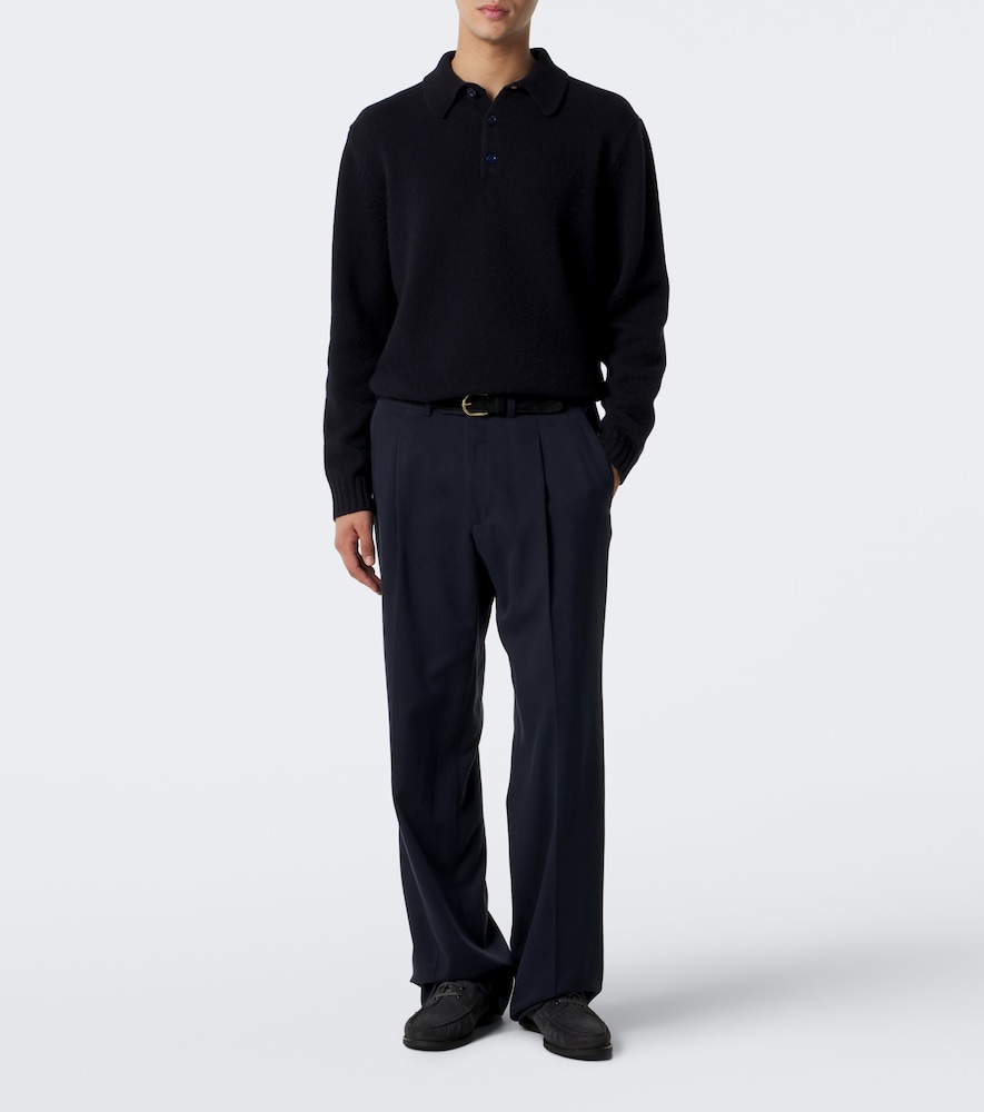 Sander Cashmere Polo Sweater