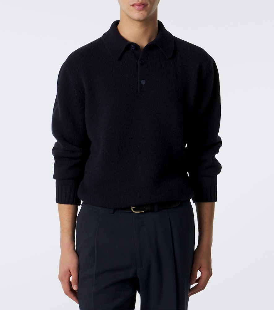 Sander Cashmere Polo Sweater