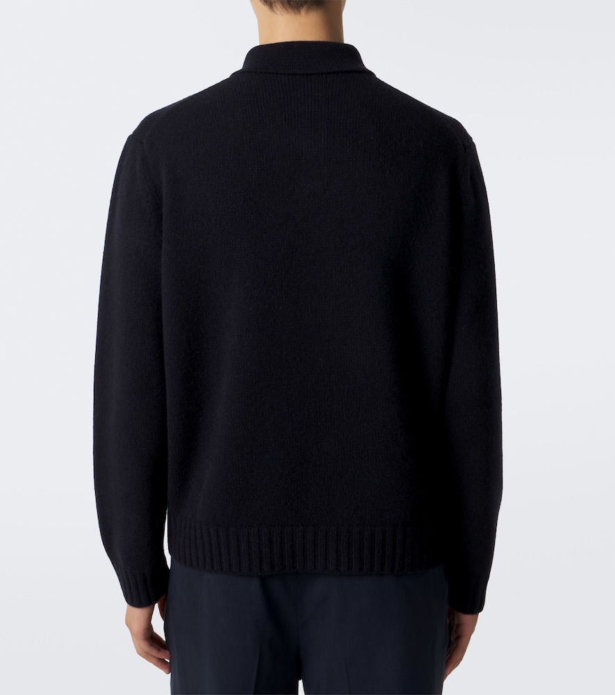Sander Cashmere Polo Sweater
