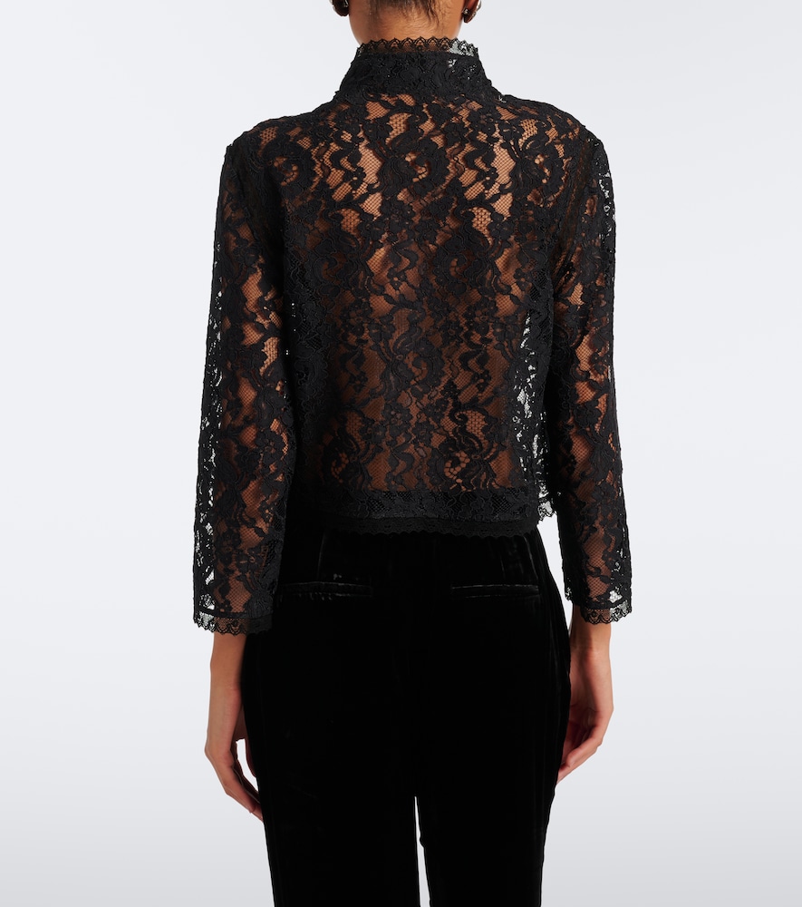 Salon Sheer Lace Top