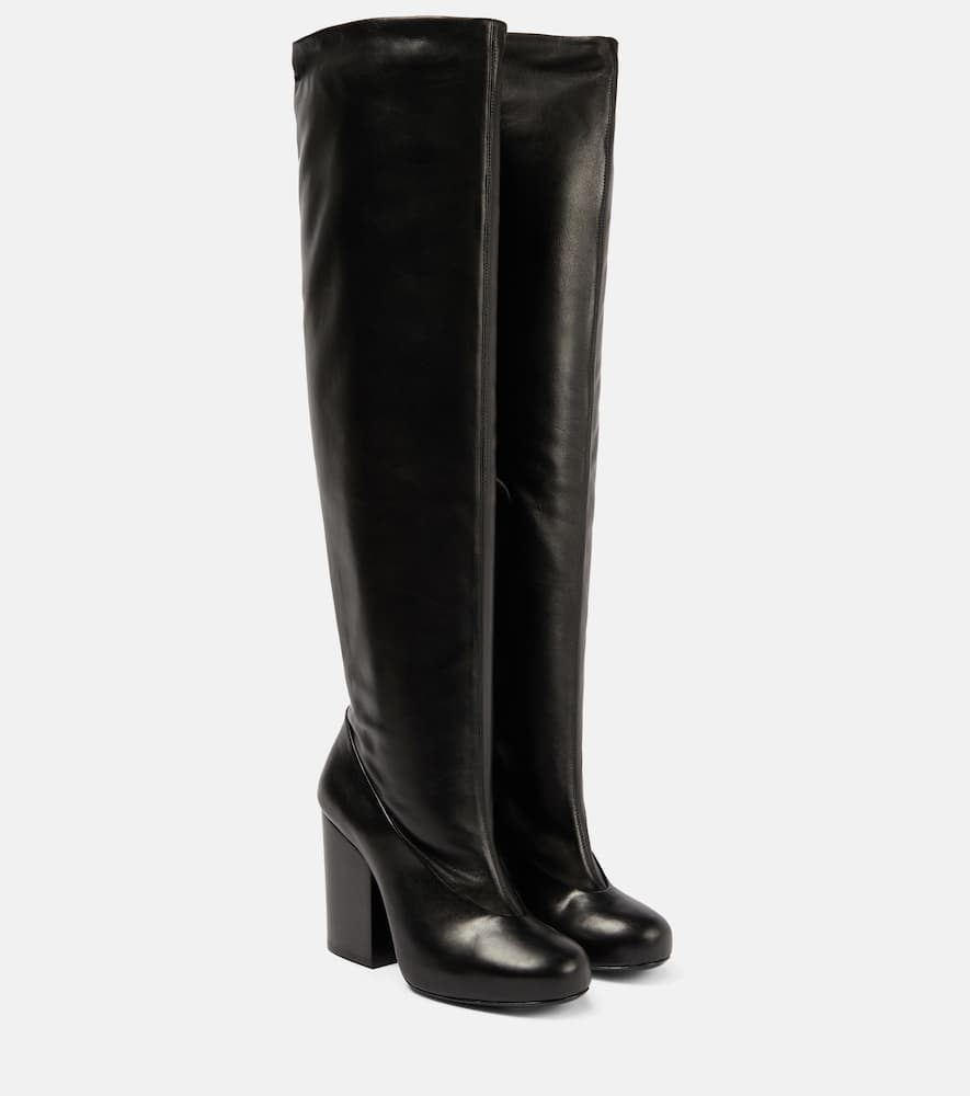Lemaire Over-the-knee leather boots