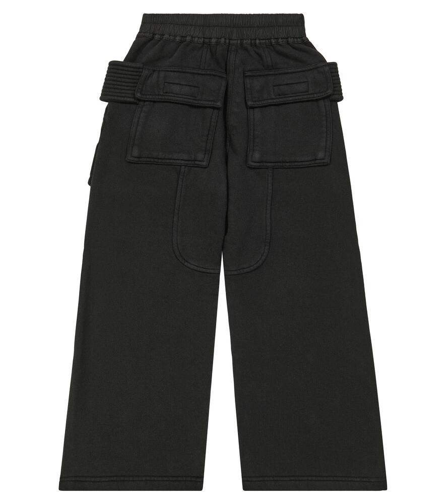 Rick Owens Cotton Cargo Pants In Black
