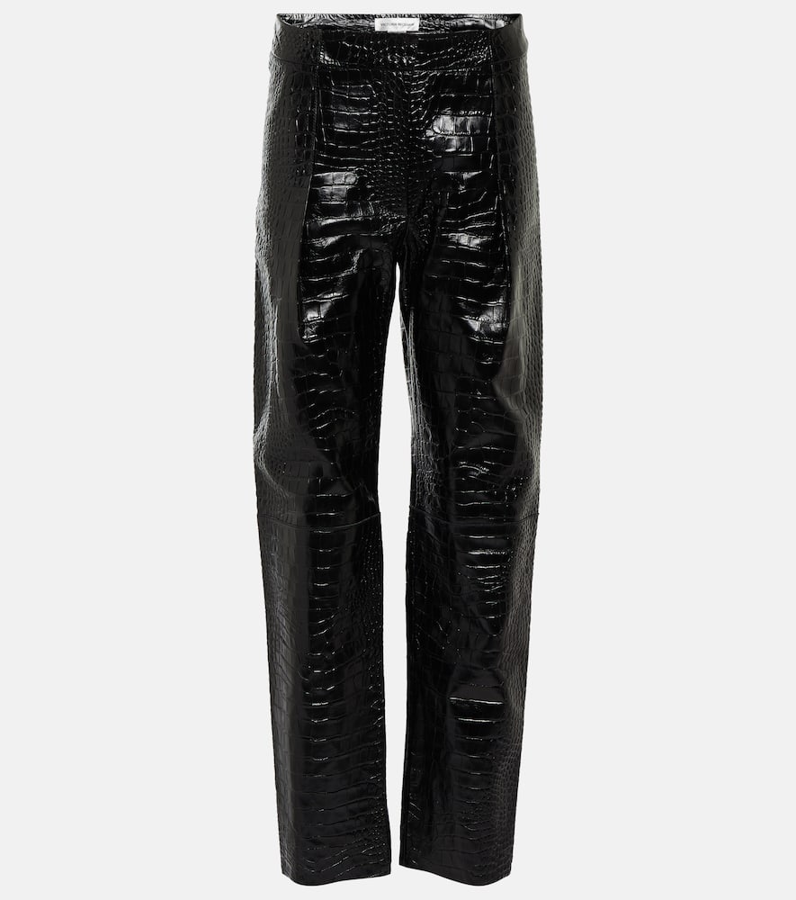 Victoria Beckham High-rise leather leggings