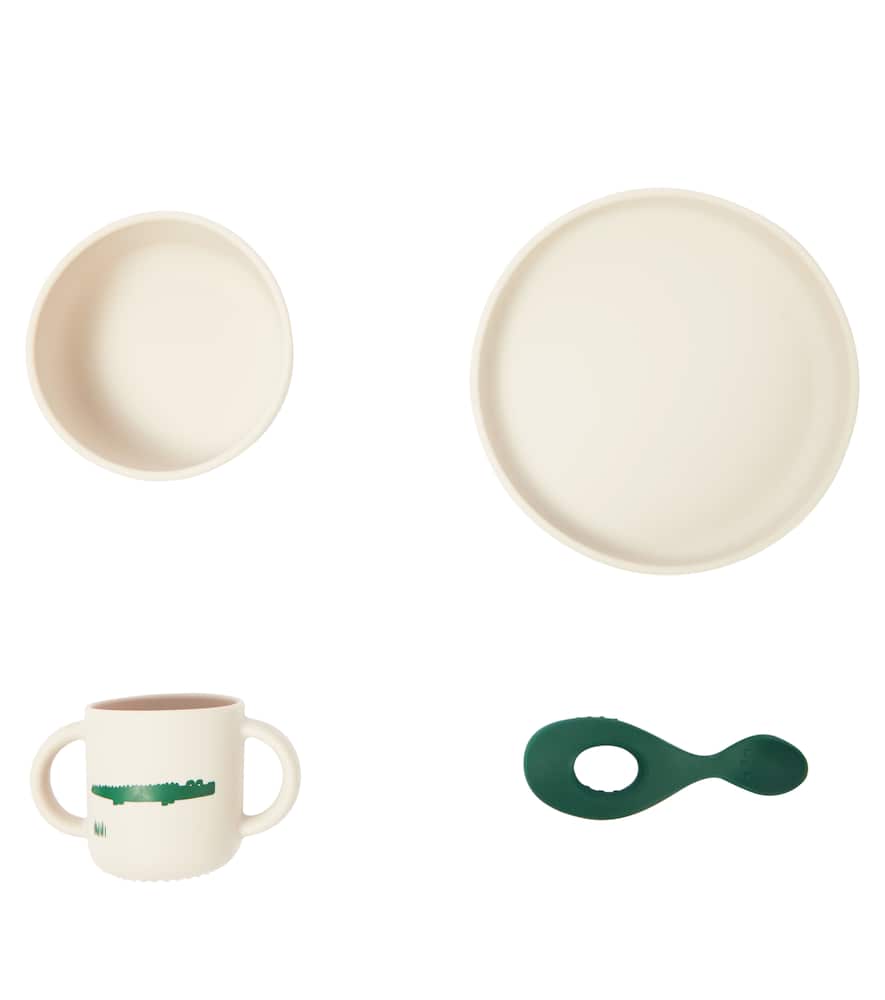 Liewood Baby Vivi printed silicone tableware set