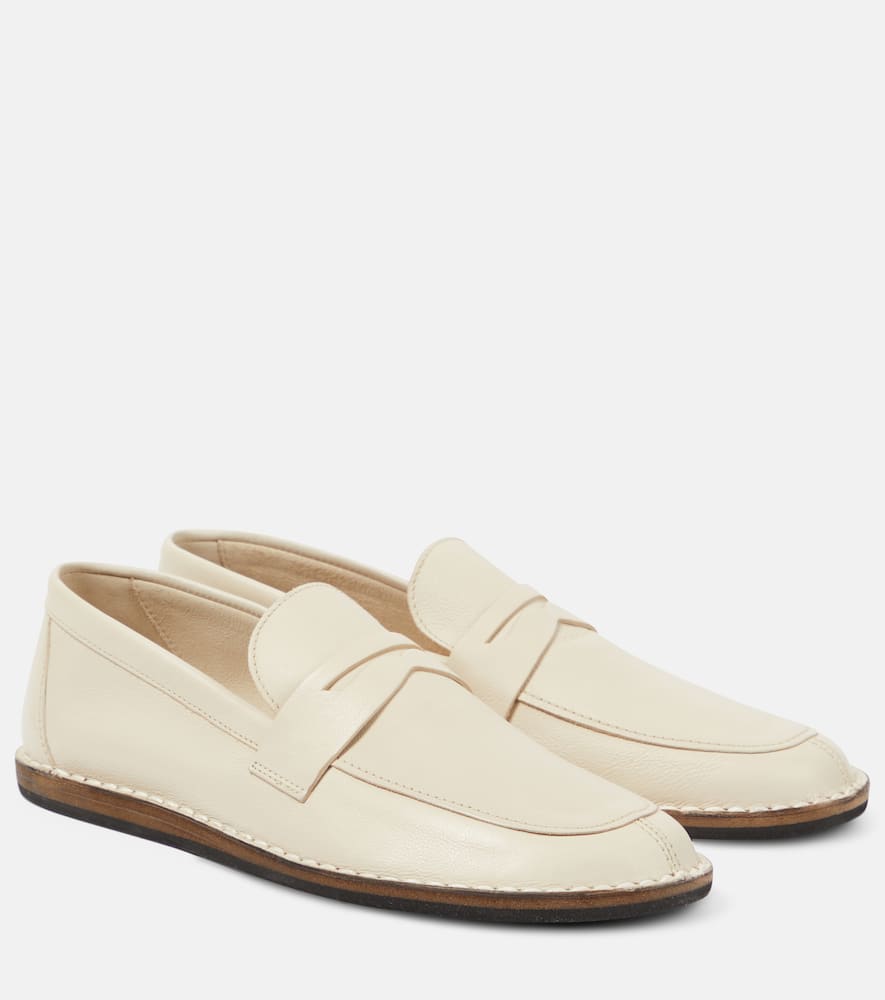 Cary leather penny loafers