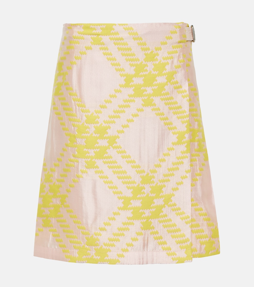 スカート Burberry Embroidered cotton blend skirt (8083000 B8685) Burberry Embroidered Cotton Blend Skirt – LOZURI®