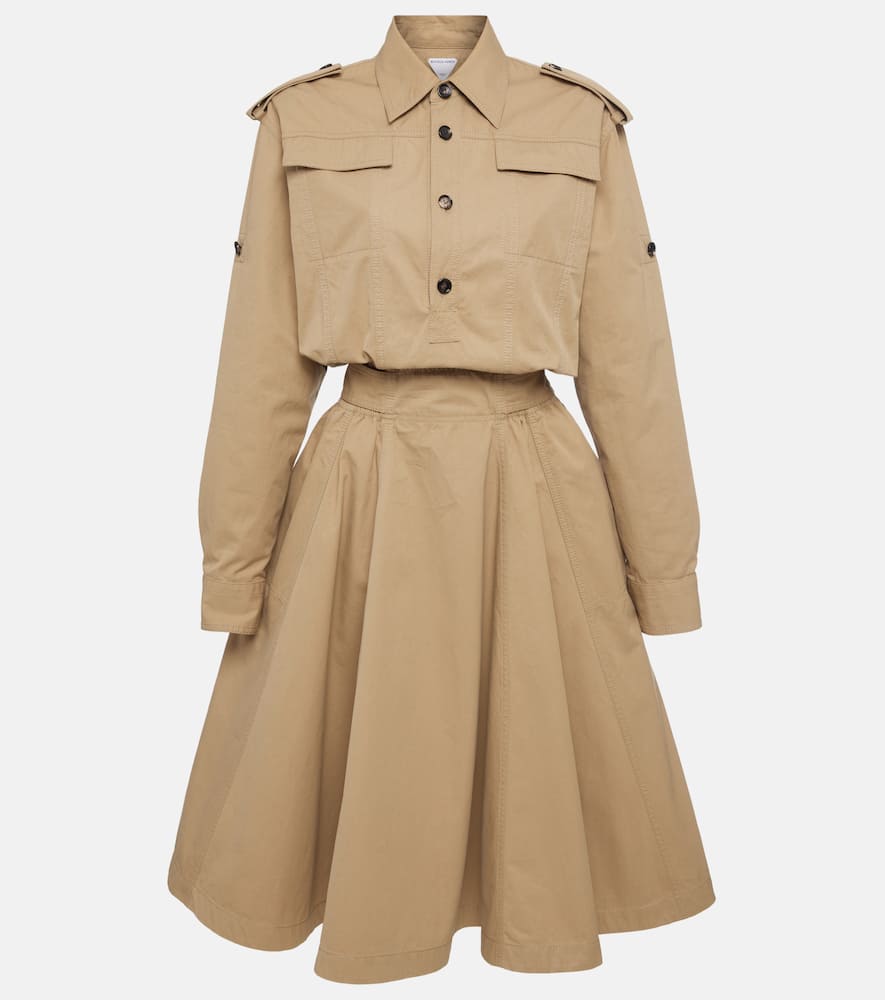 Bottega Veneta Cotton twill shirt dress