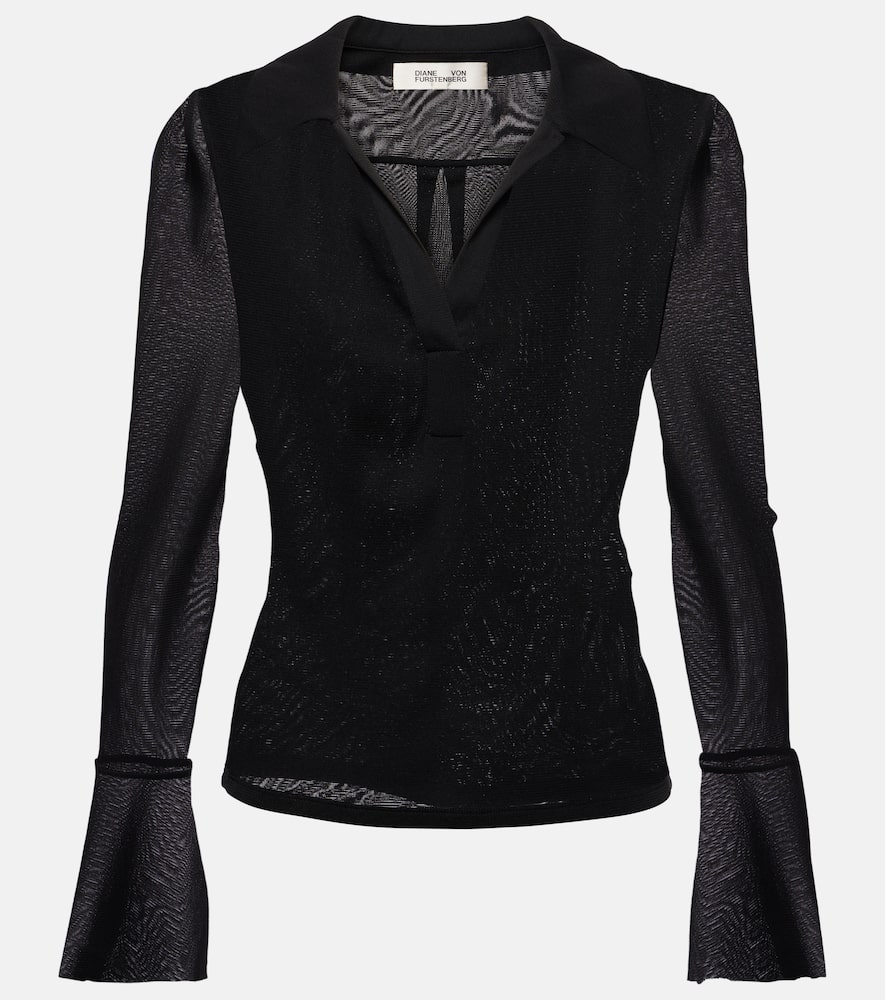 Diane von Furstenberg Mackenzie mesh top
