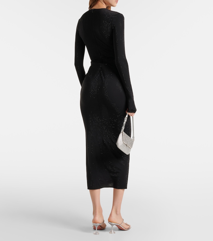  Alex Perry Alex Perry Maxikleid Aus Jersey Mit Kristallen 
