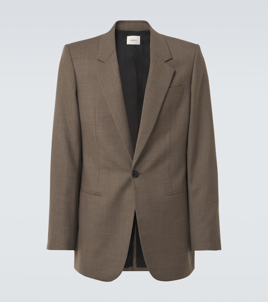 Tailored virgin wool blazer