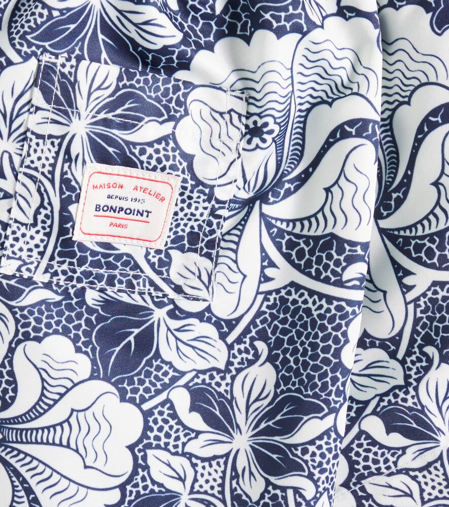 Bonpoint Ariel Floral Swim Trunks In Fl Bleu