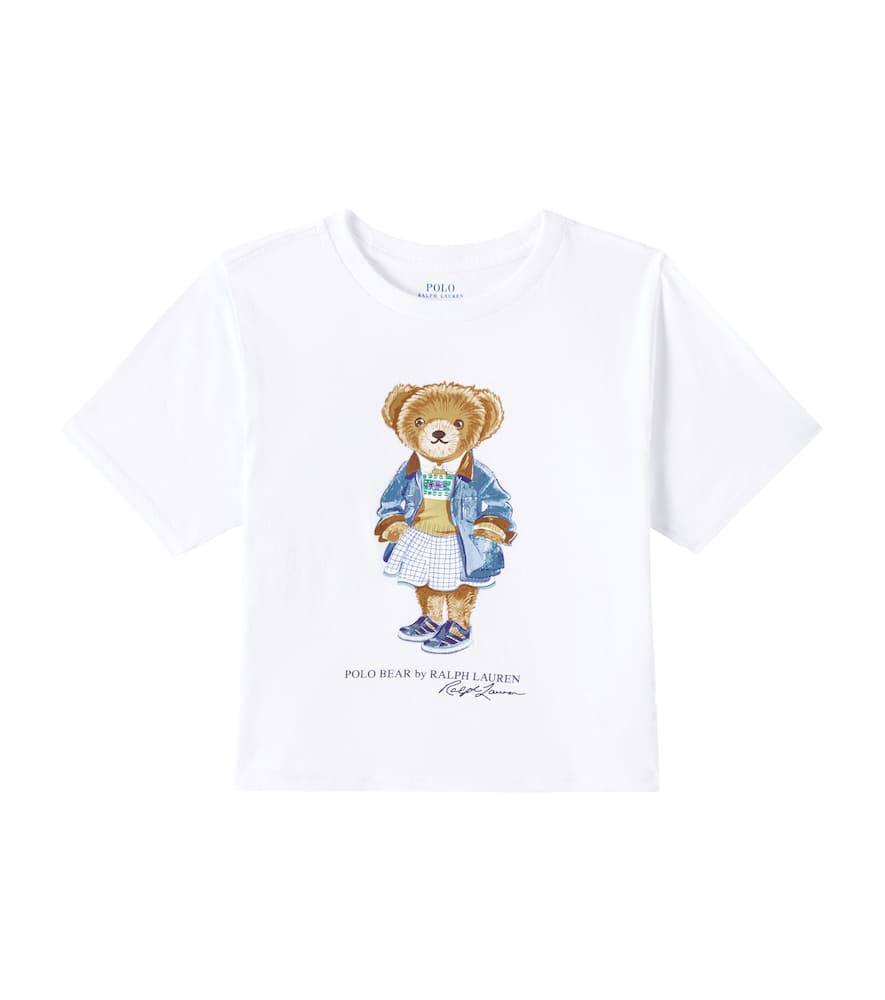 Polo Ralph Lauren Polo Bear Cotton Jersey T-shirt In White