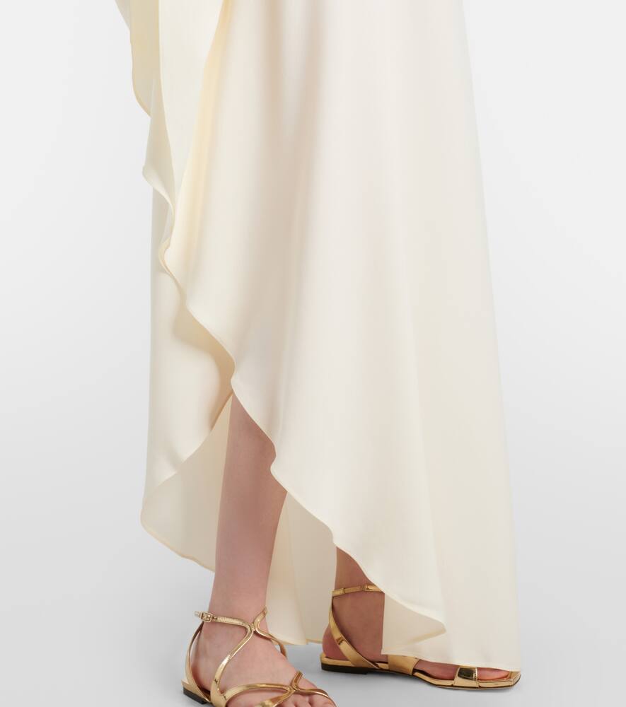 Taller Marmo Asymmetric Bolkan Garden Maxi Dress