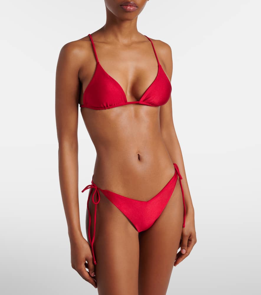 Jade Swim Kaia Bikini Bottoms In Red
