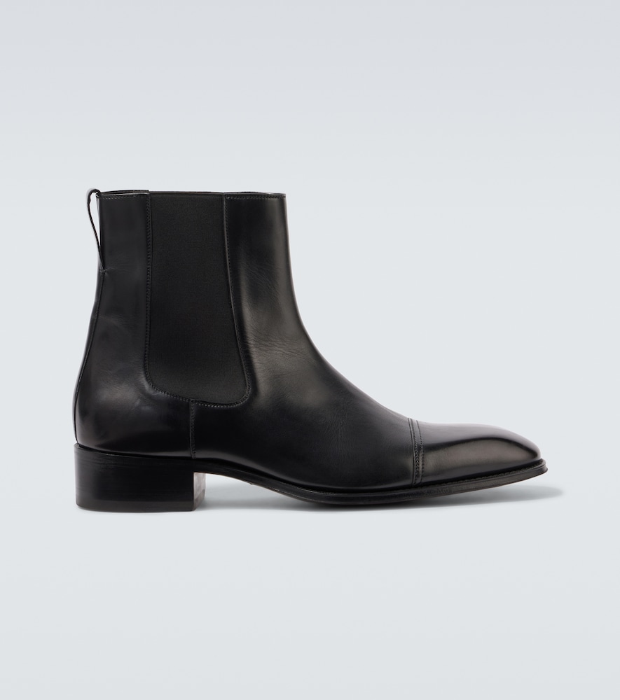 Tom Ford Stivaletti Chelsea Hainaut in pelle