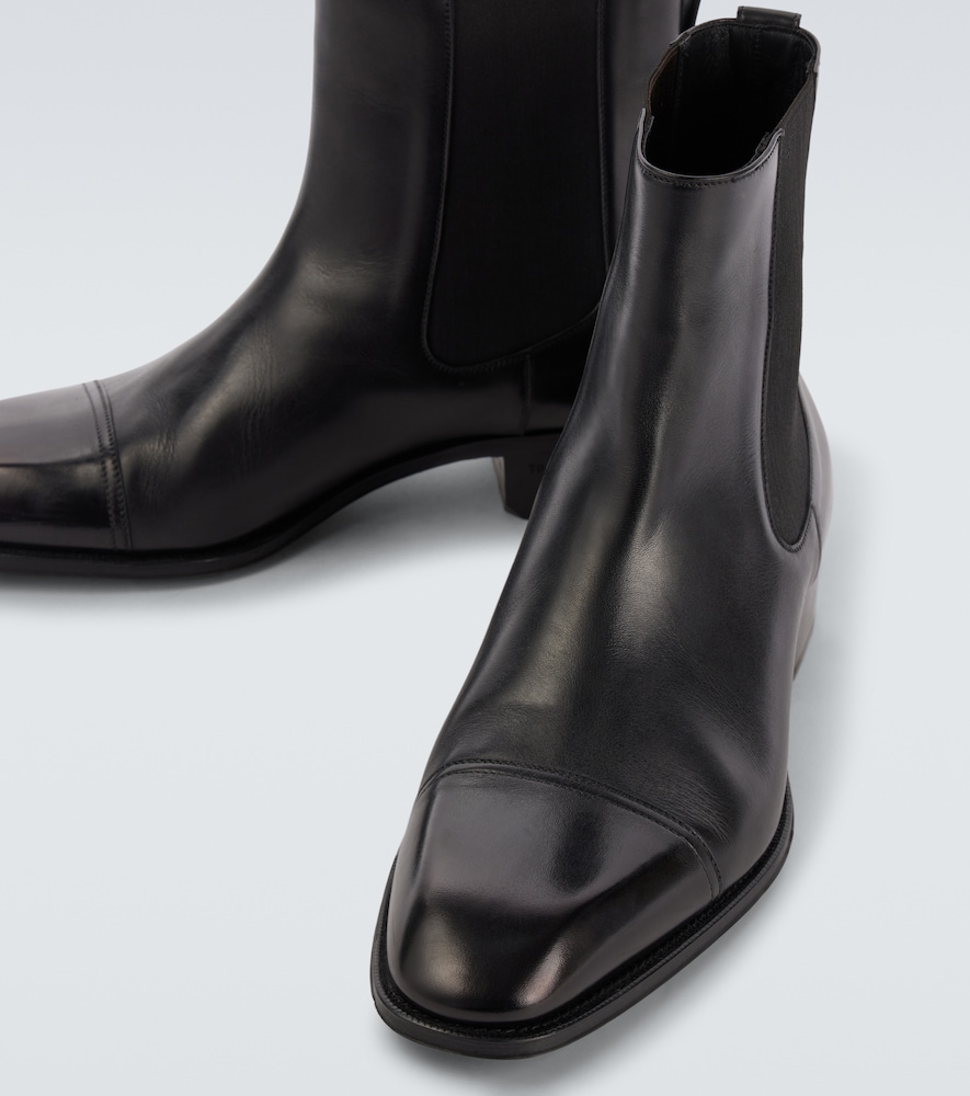  Tom Ford Tom Ford Hainaut Leather Chelsea Boots 