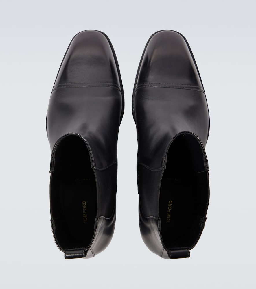  Tom Ford Tom Ford Hainaut Leather Chelsea Boots 