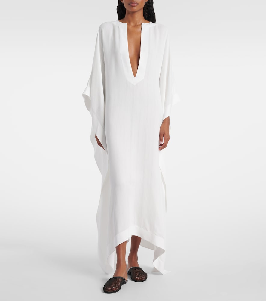  Alaia Alaïa Caftán Oversized De Crepé 
