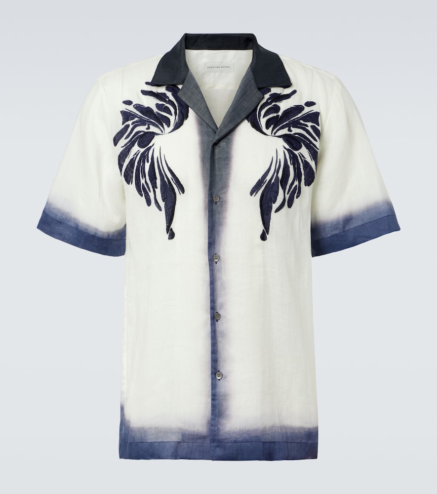 Dries Van Noten Dries Van Noten Embroidered bowling shirt　Dries Van Noten 刺繍ボウリングシャツ
