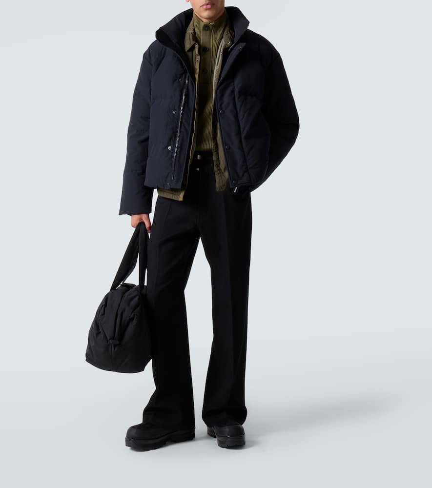 Canada Goose Logo-patch Padded Jacket In Black