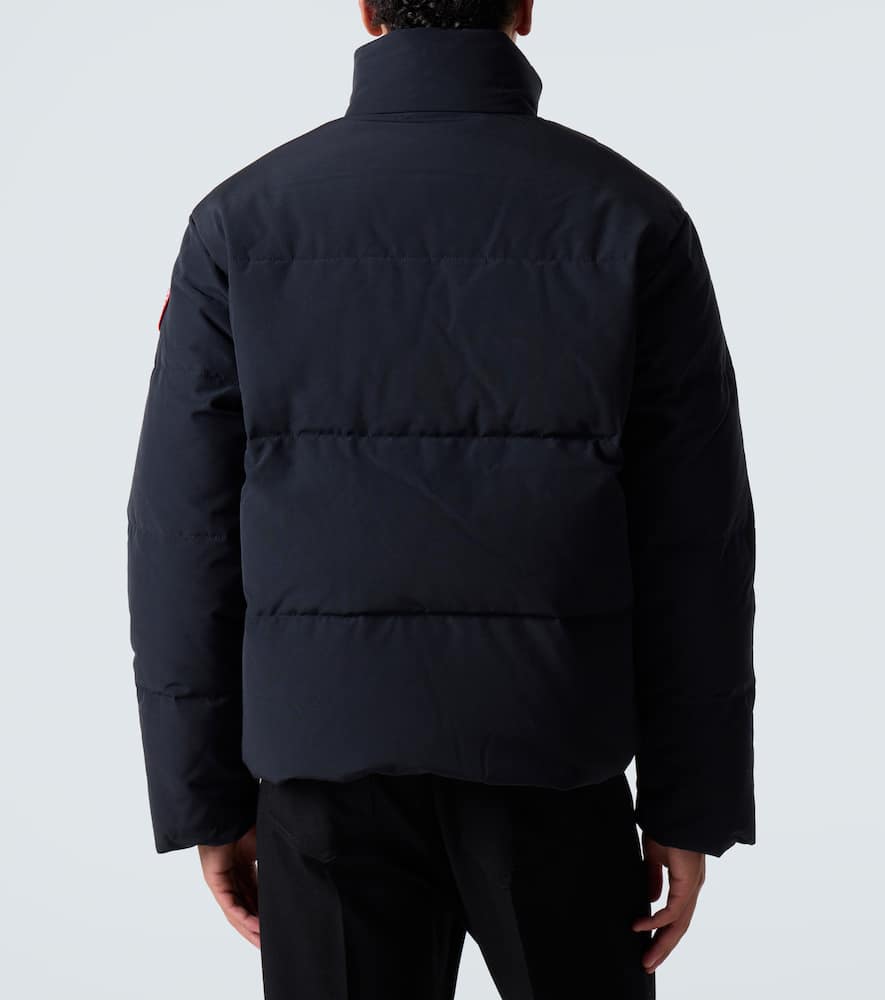Canada Goose Logo-patch Padded Jacket In Black