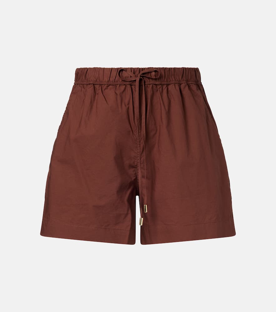 Grasse cotton poplin shorts