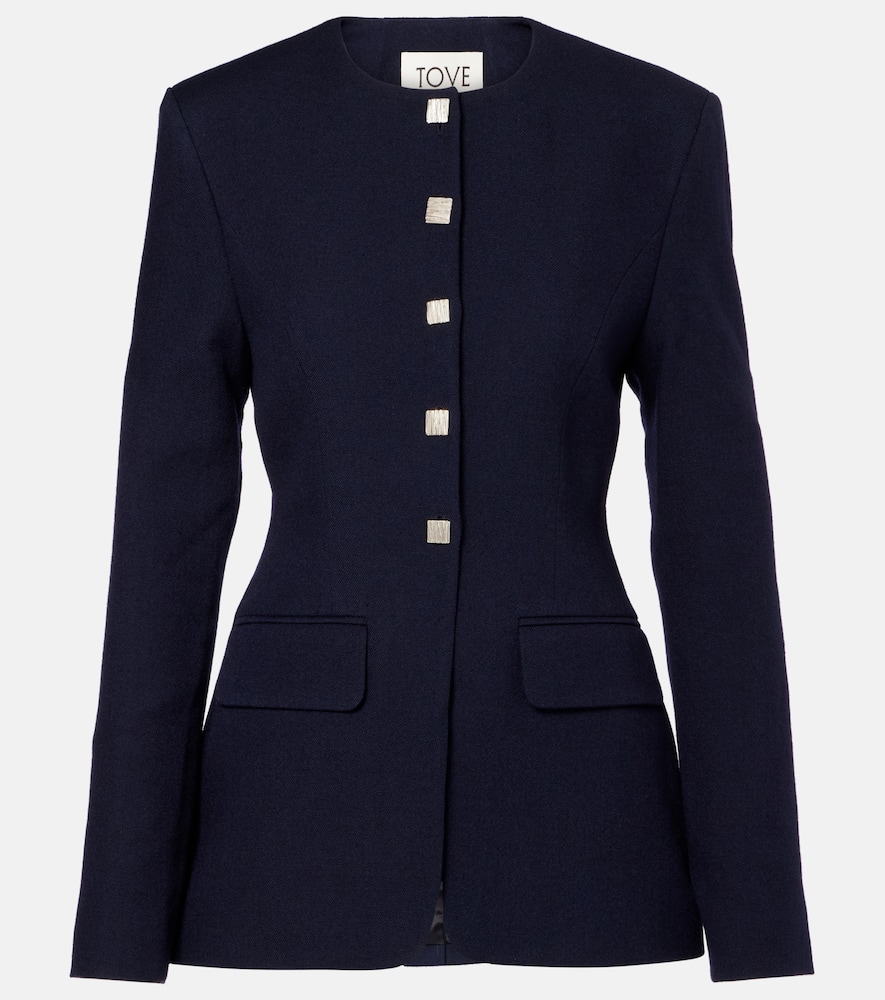 Tove Moya Wool Jacket In Blue