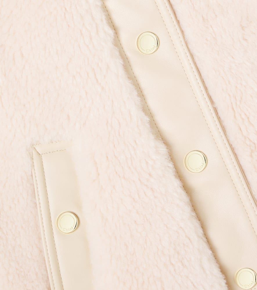 Chloé Buttoned Vest In Pink