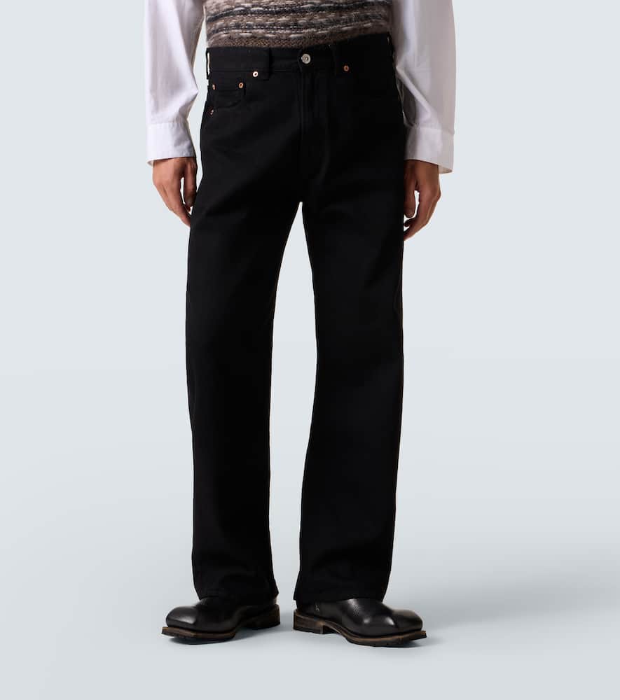 Our Legacy Classic Straight-leg Jeans In Cotton In Black