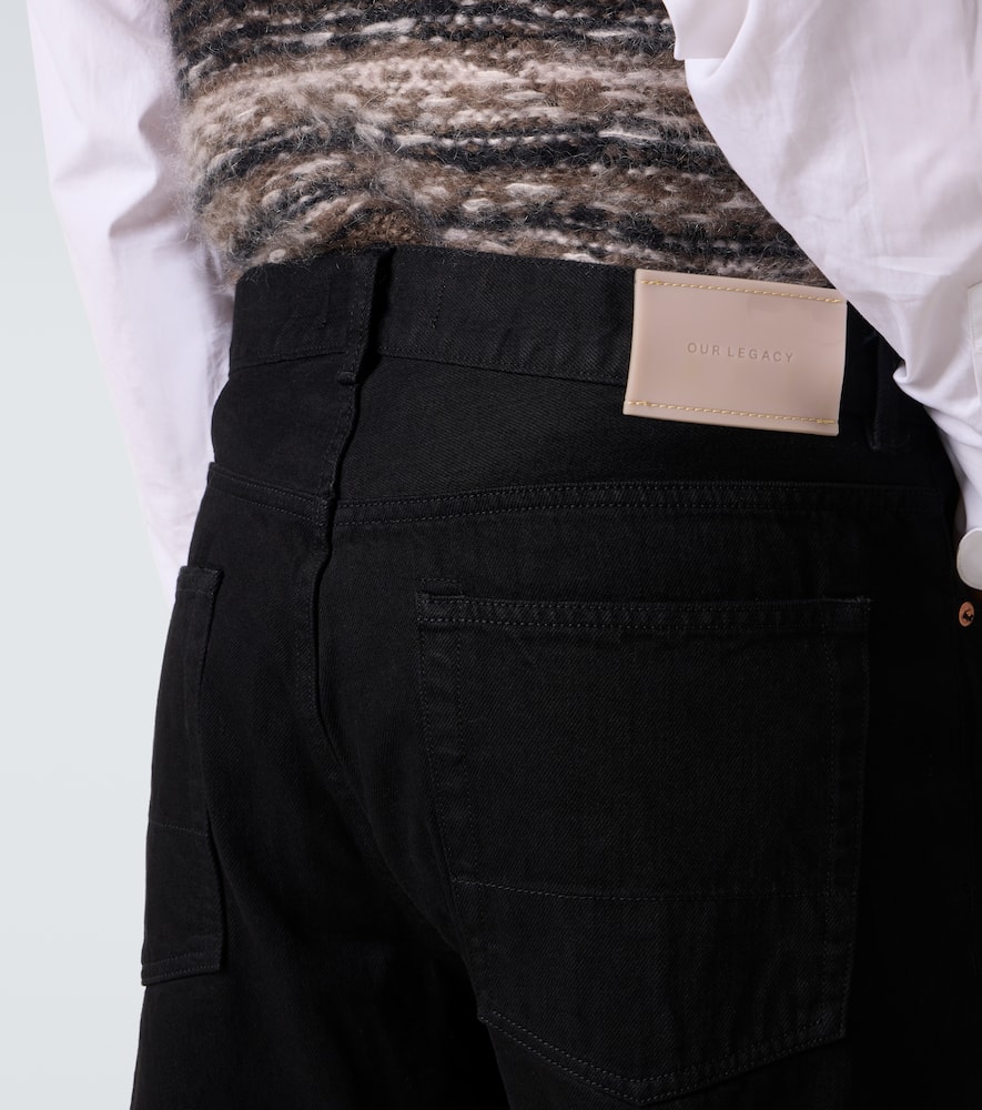 Our Legacy Classic Straight-leg Jeans In Cotton In Black