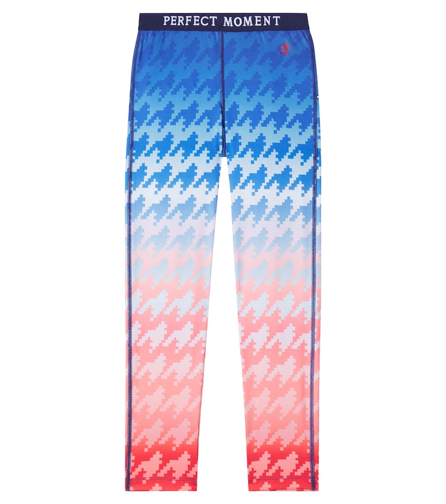Perfect Moment Hounstooth Leggings In Multi