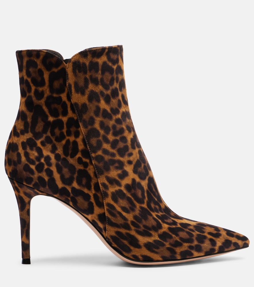  Gianvito Rossi Gianvito Rossi Ankle Boots Levy 85 Aus Veloursleder 