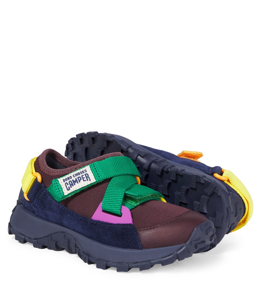 Bobo Choses X Camper Colorblocked Sneakers In Brown