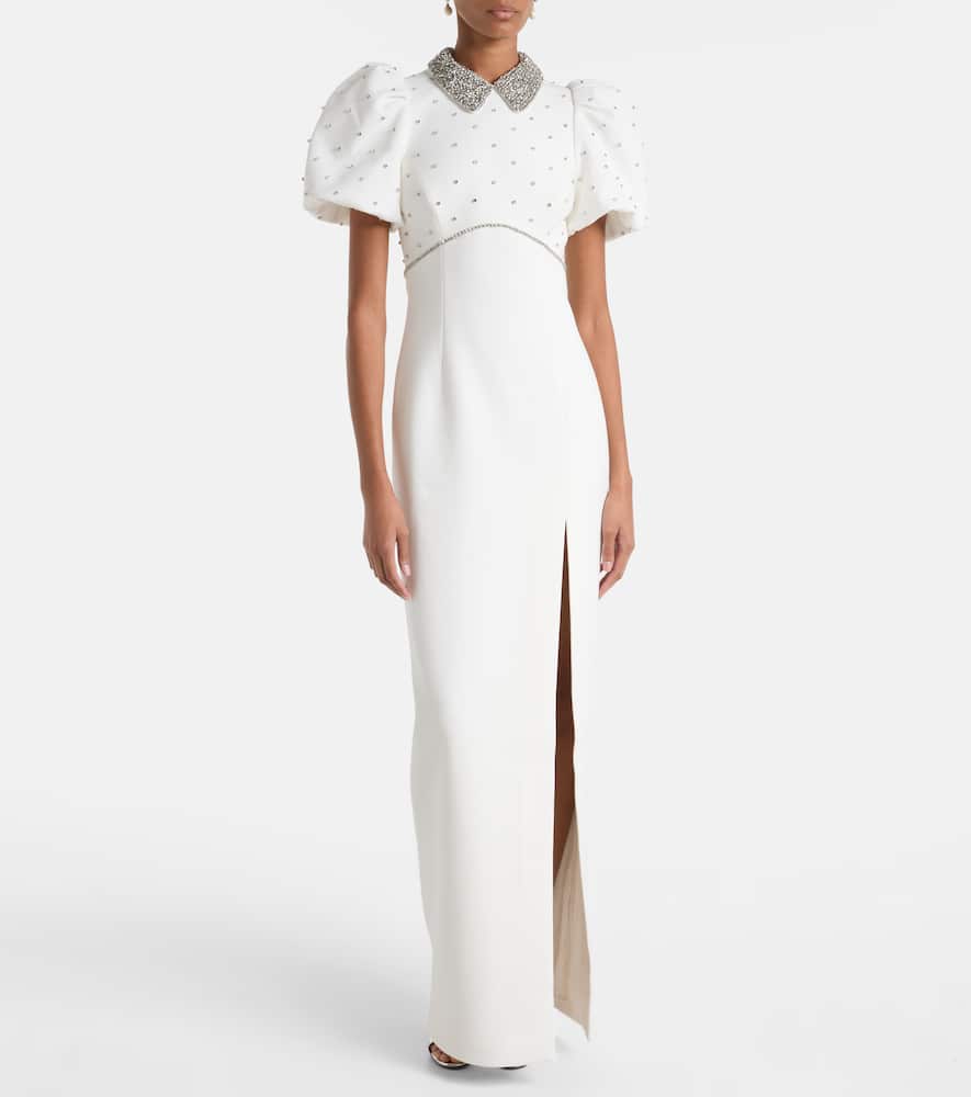 Rebecca Vallance Bridal Amery Embellished Gown In White