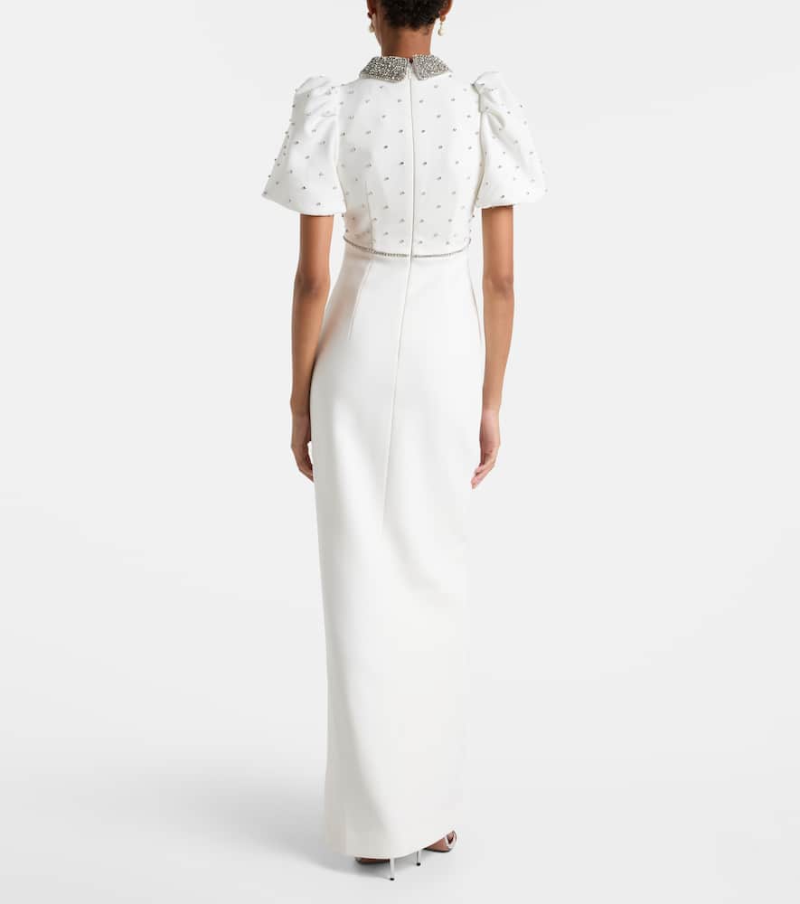 Rebecca Vallance Bridal Amery Embellished Gown In White