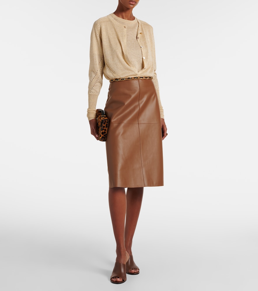 Joseph Tasse lamé cardigan