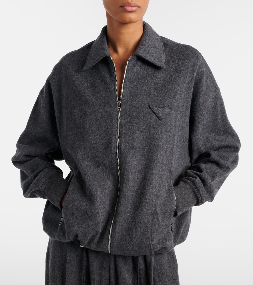 And Cashmere Blouson Jacket