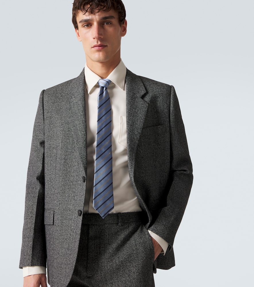  Gucci Gucci Krawatte Horsebit Aus Seiden-jacquard 