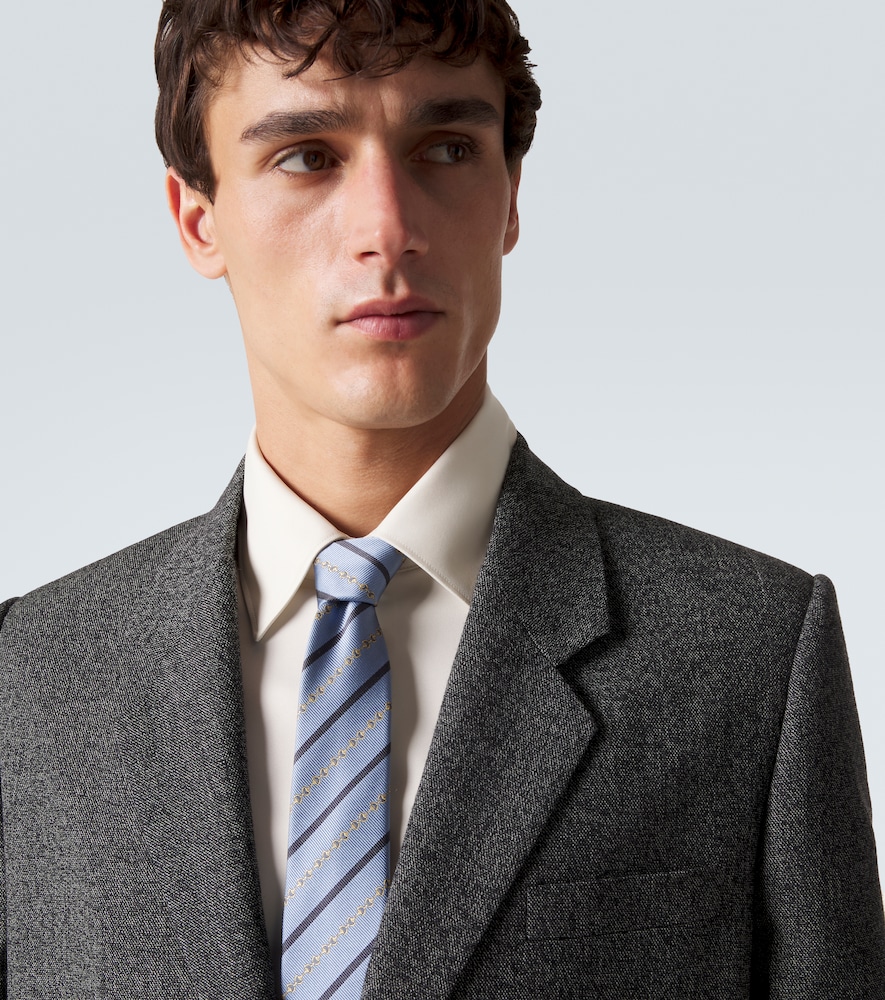  Gucci Gucci Krawatte Horsebit Aus Seiden-jacquard 