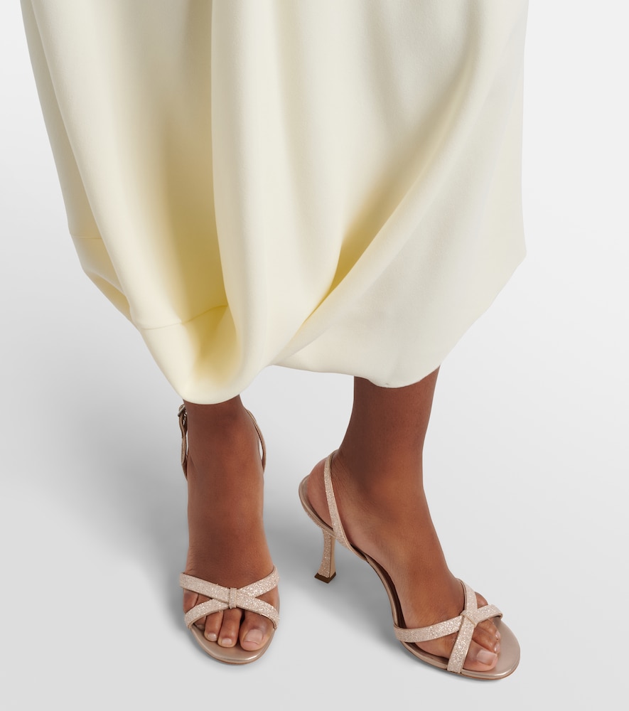 Jimmy Choo Elsy 90 glitter slingback sandals
